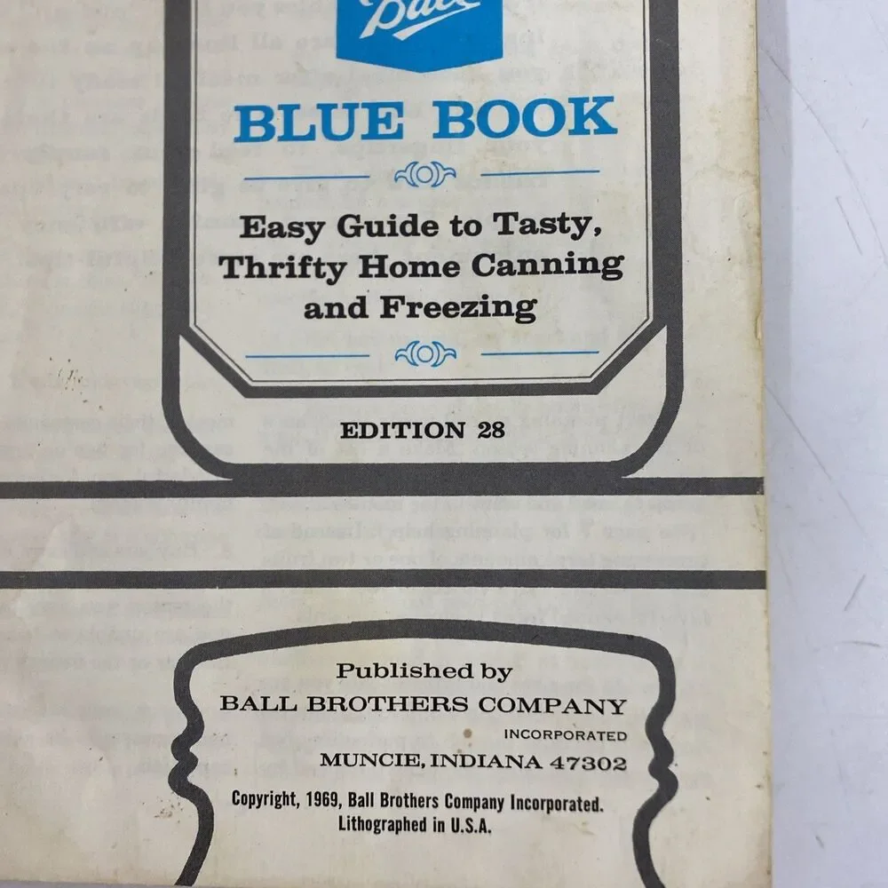 Vintage Ball Canning Guide Recipes Blue Book 1969
